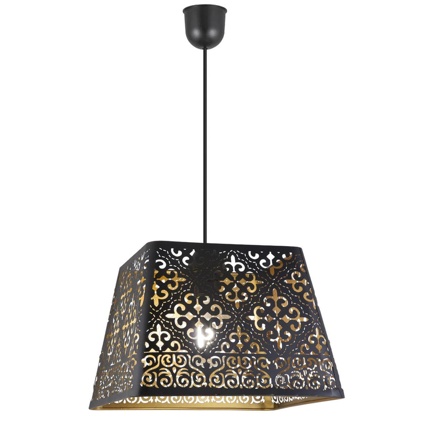 AJP SAMOA 10857 SAMOA PENDANT BLACK/GOLD 1 X E-27