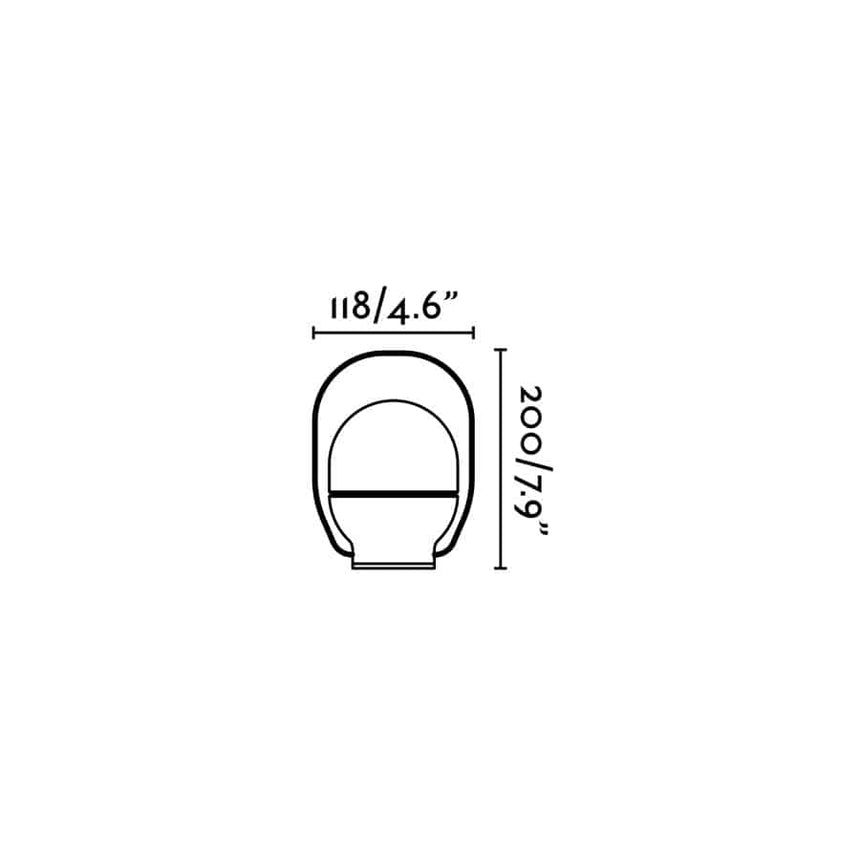 TAKE AWAY Lighthouse Portable lamp white battery 1015