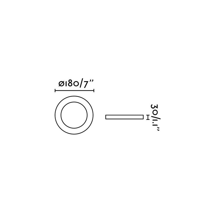 Faro TED White recessed lamp 42926