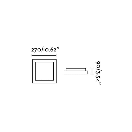 Faro TOLA 270 Lámpara plafón blanco 62968