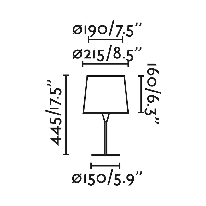 Faro CONGA S Black/black table lamp 64317-03