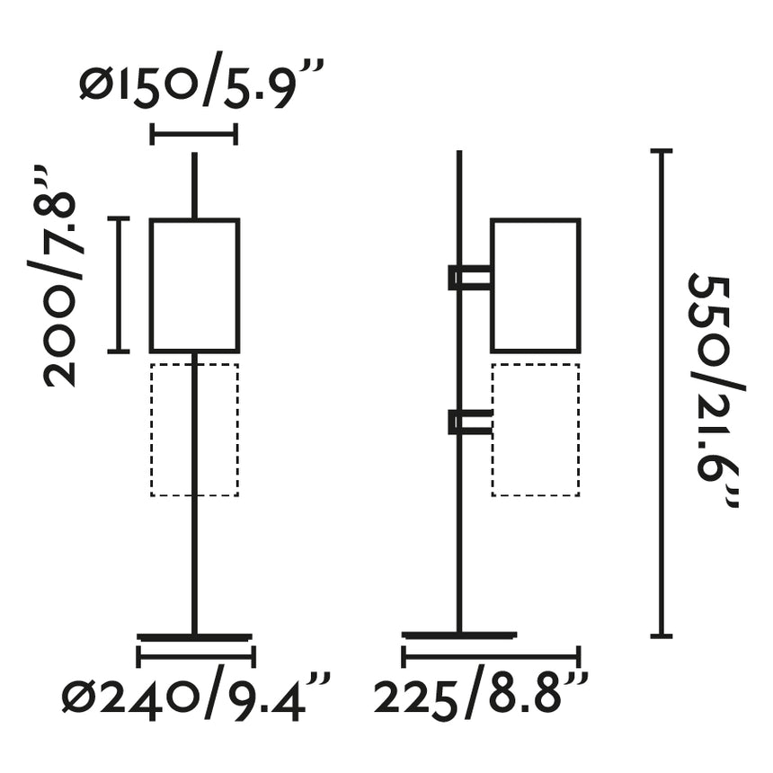 Faro GUADALUPE Black/green table lamp 20033-81