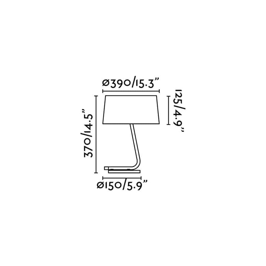 Faro HOTEL Lámpara sobremesa blanco 29942