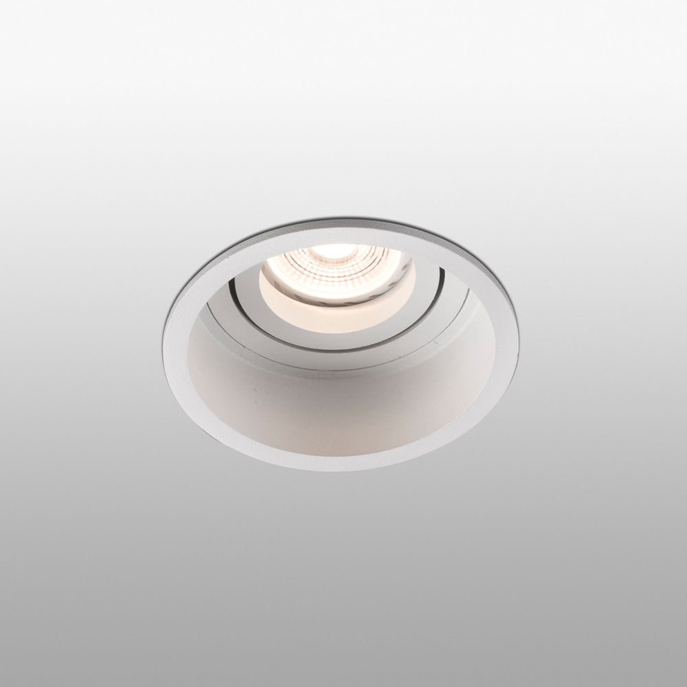 Faro HYDE R adjustable round white recessed lamp 40118