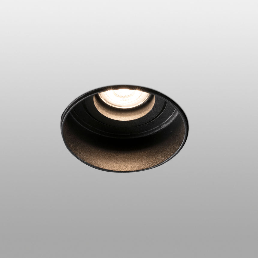 Faro HYDE R Recessed lamp black round adjustable frameless 40111