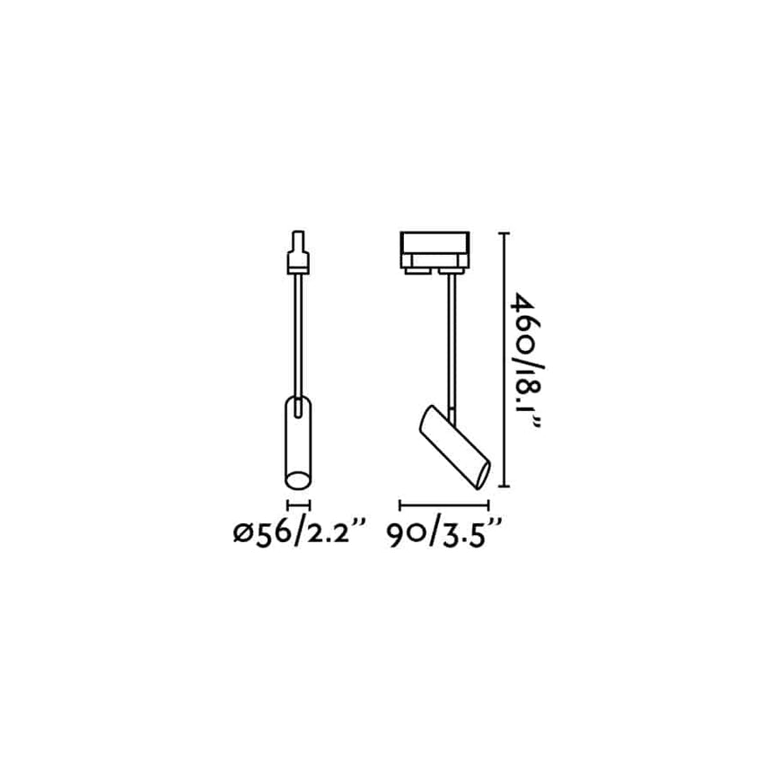 Faro LINK Proyector de carril bronce 29896