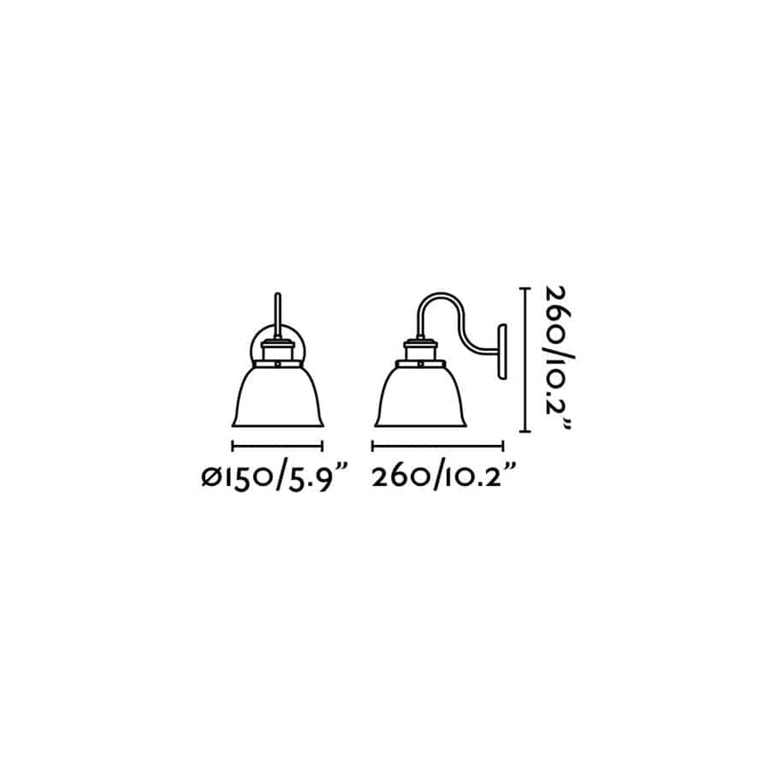 Faro LOA Lámpara aplique negro 62809