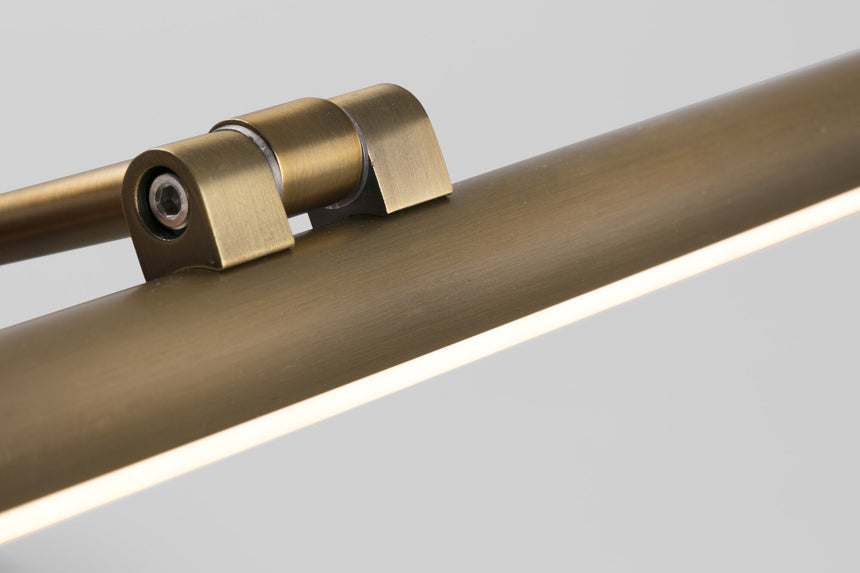 Faro MAGRITTE 450 Lámpara iluminacuadros oro viejo 8W 61084