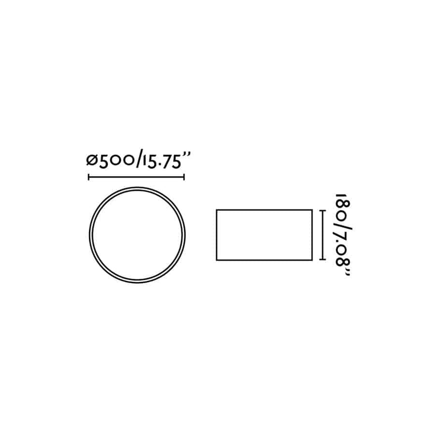 Faro SEVEN 500 Lámpara plafón blanco 68317