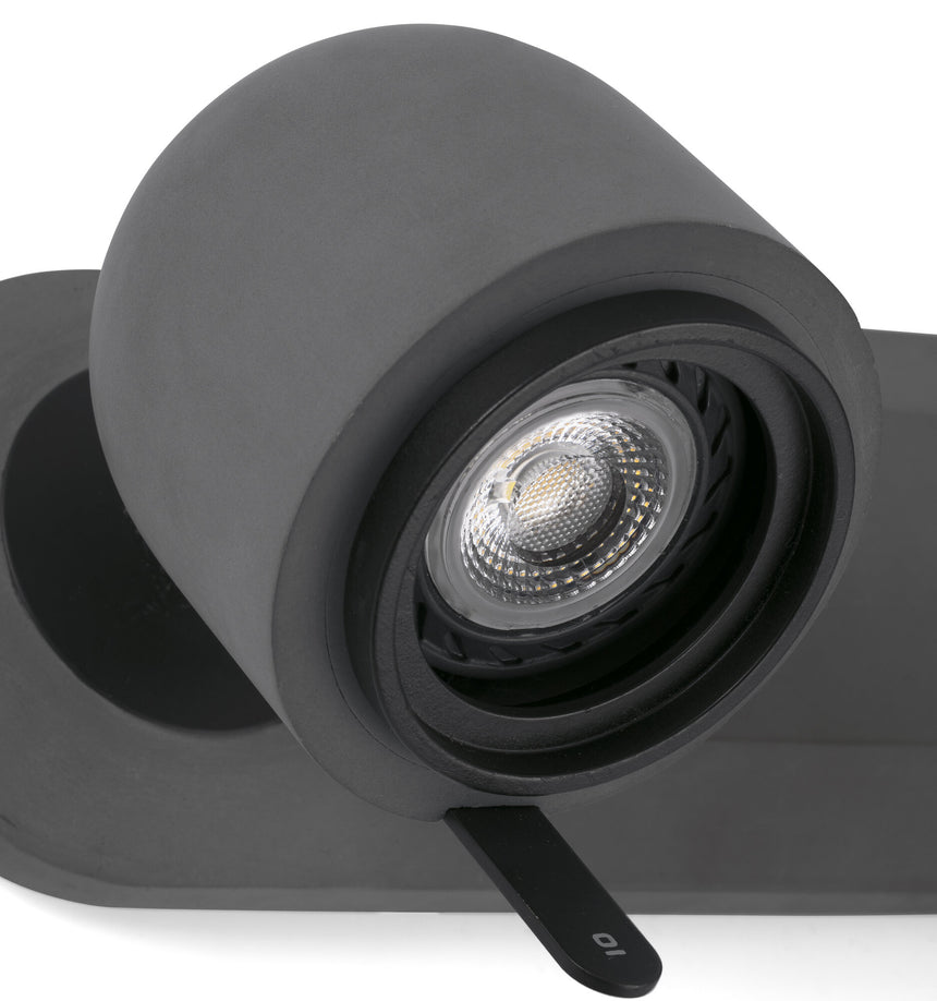 Faro STONE 2L Stone gray wall lamp 43501