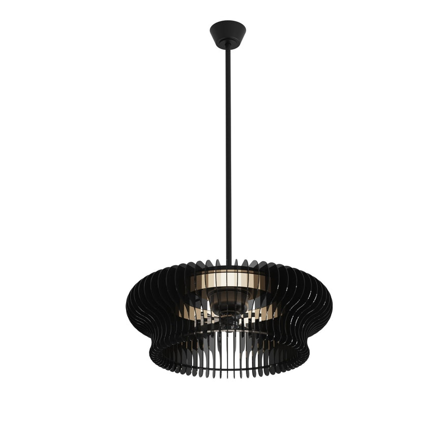 Ventilador de techo con luz Sulion Daya Style 60cm LED negro motor DC CCT regulable — vista 7