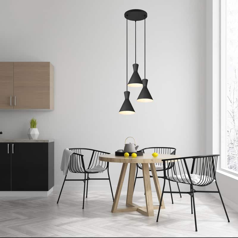 Trio Enzo White Mat Metal Pendant Lamp R30781031