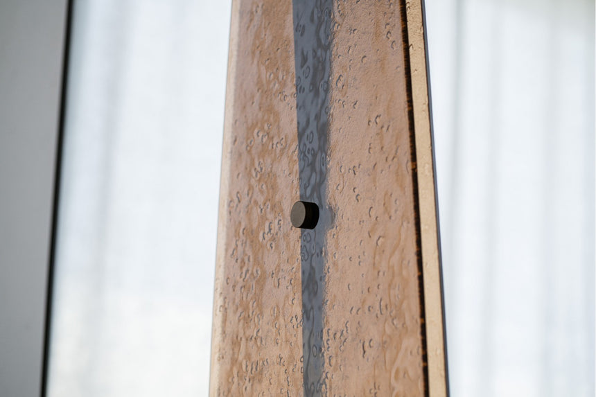 Espejo de suelo o pared con vidrio ambar 180x118