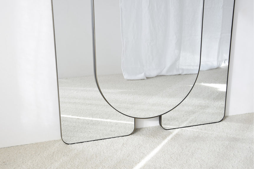 Espejo decorativo de suelo VP metal 200x100 cm