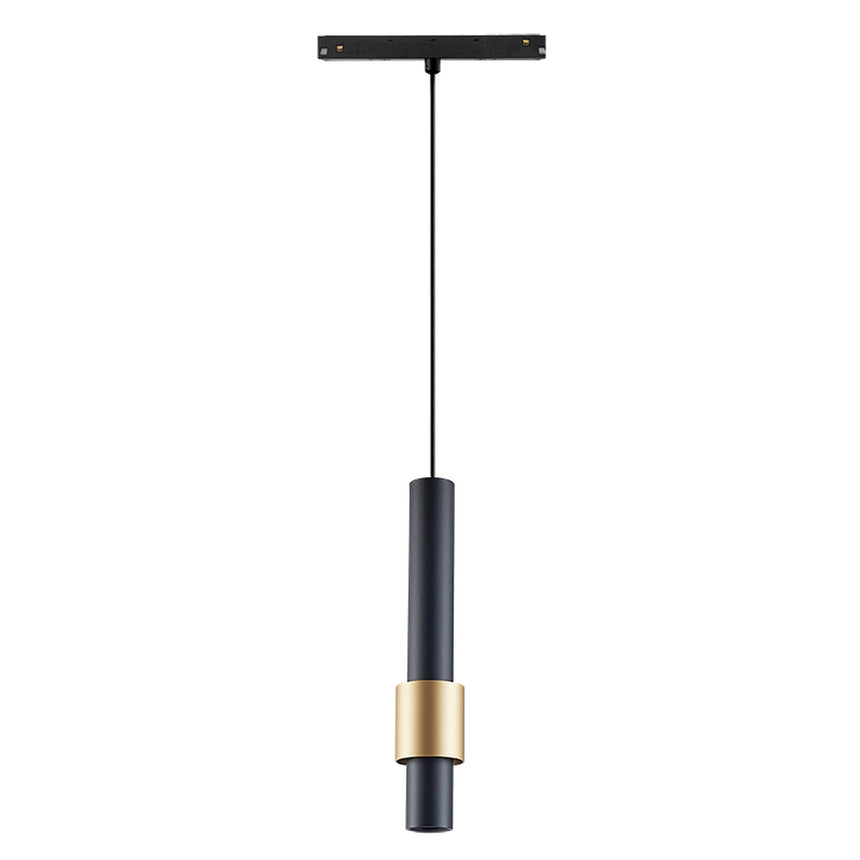 Empotrable Mantra Magneto grande LED aluminio negro 2700 regulable IP20 200cm