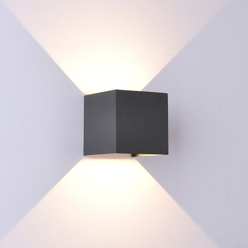 Mantra Davos Aplique exterior LED IP54 gris oscuro 7647
