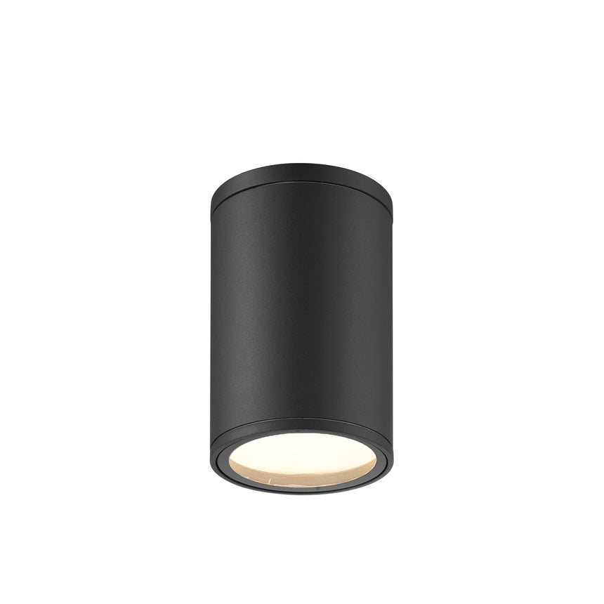 Mantra Volcano Plafón exterior E27 1 Luz IP54 gris oscuro 7908