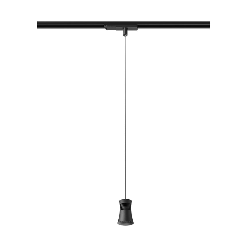 Mantra Pagoda Lámpara de techo colgante LED 12.5W 4000K Pista Trifásica negro 7783
