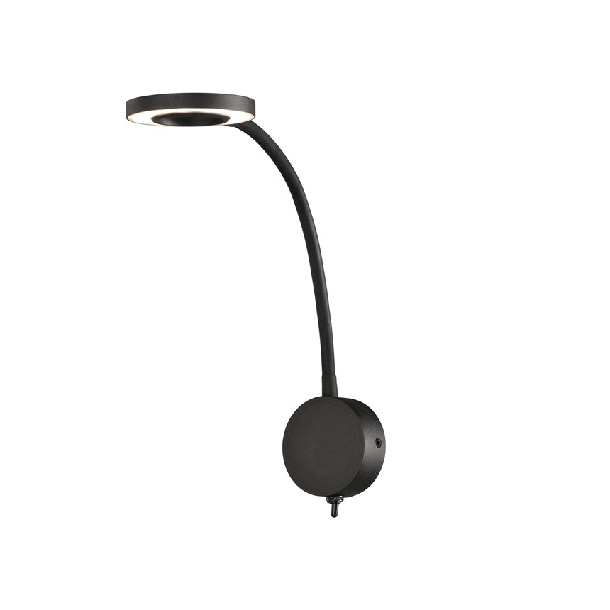 Mantra Boavista Aplique Lector LED negro 6051