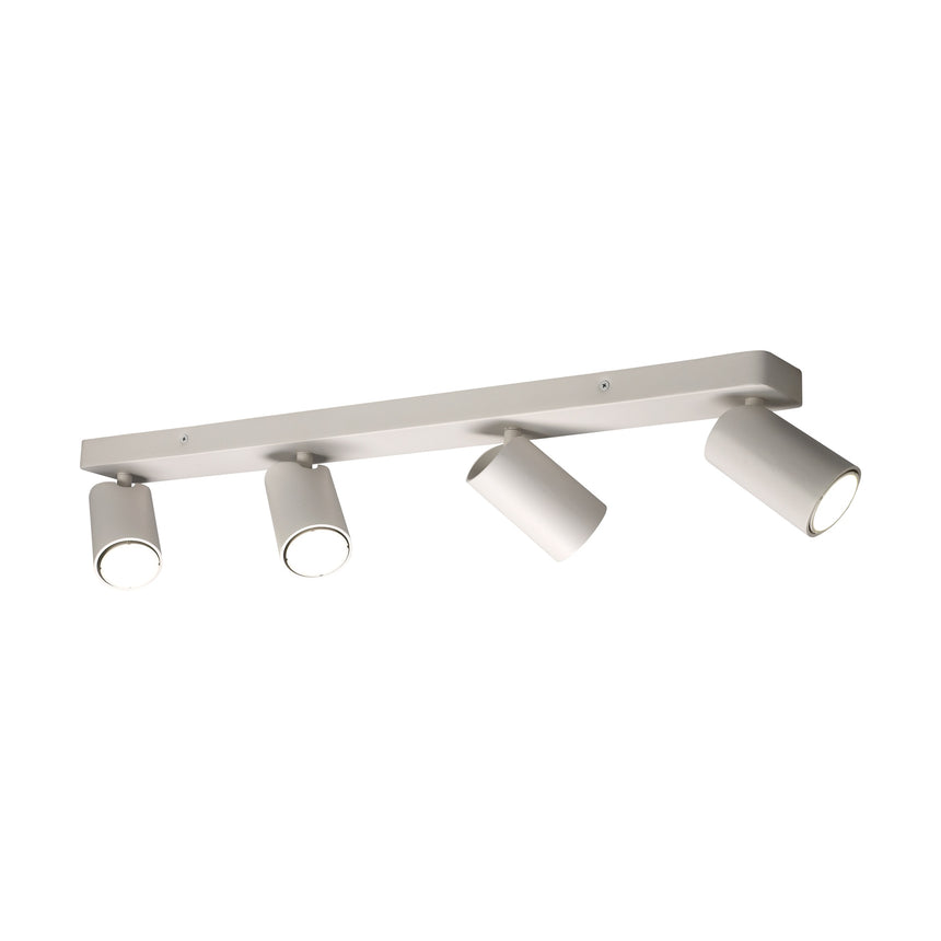 Mantra Sal Foco regleta 4 luces orientables blanco mate 6280