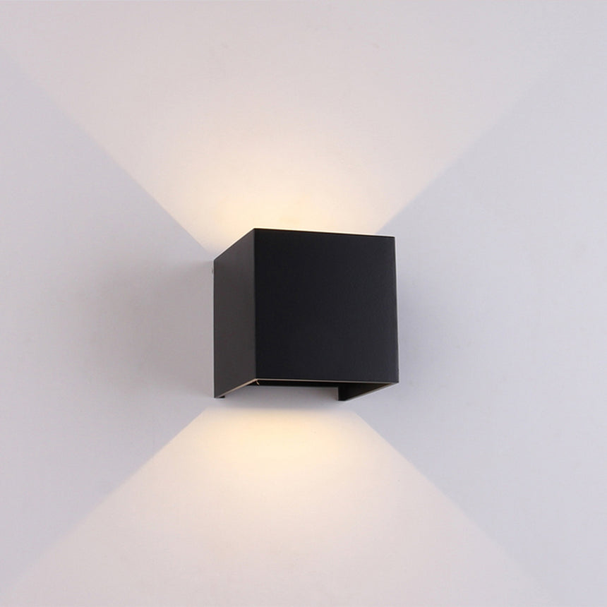 Mantra Davos Aplique exterior LED IP54 negro 7649