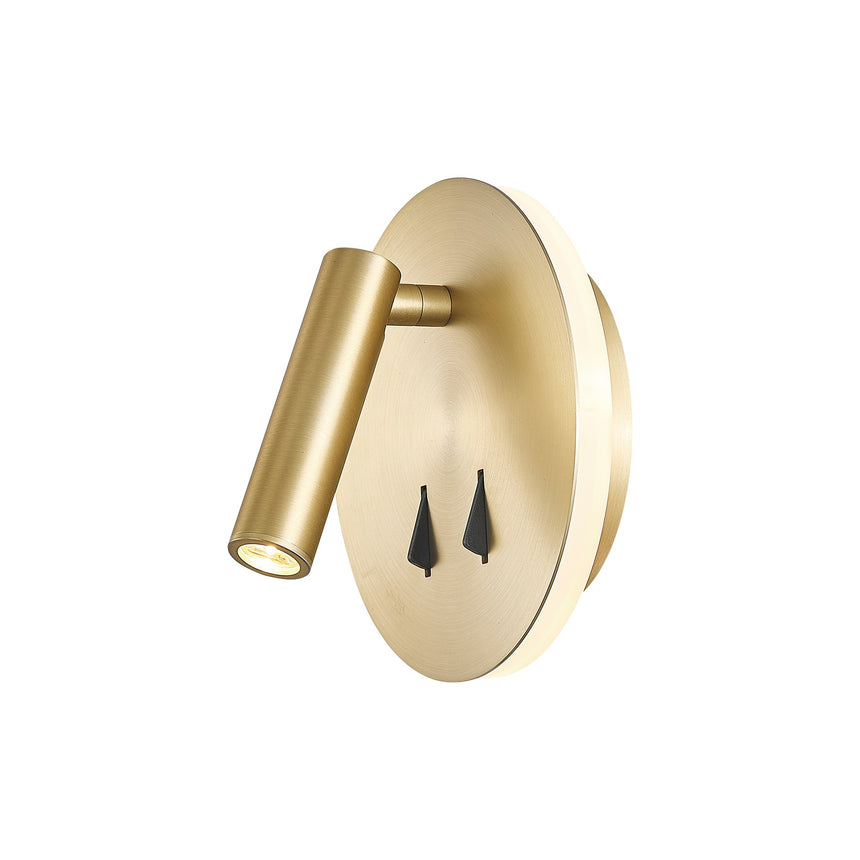 Mantra Cayman Aplique LED 3+6W 3000K dorado 7853