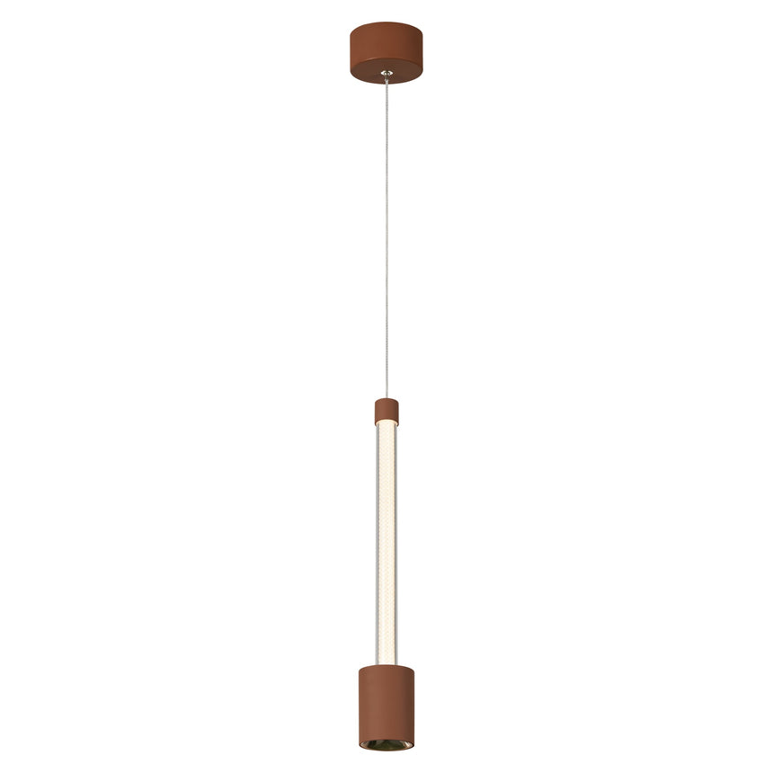 Mantra Fugaz Lámpara de techo colgante LED 7W 3000K camel+oro rosa 8948