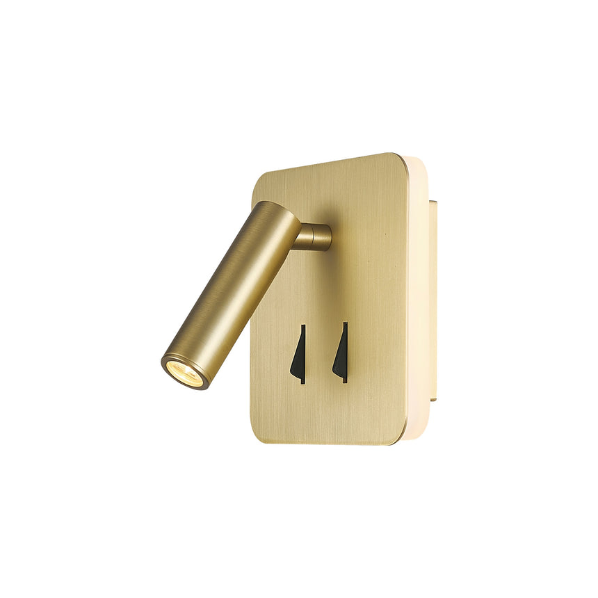 Mantra Cayman Aplique LED 3+6W 3000K dorado 7854