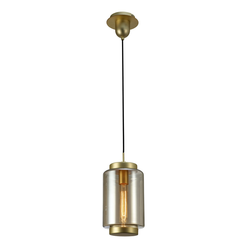 Mantra Jarras Lámpara de techo colgante bronce Ø17cm 6201