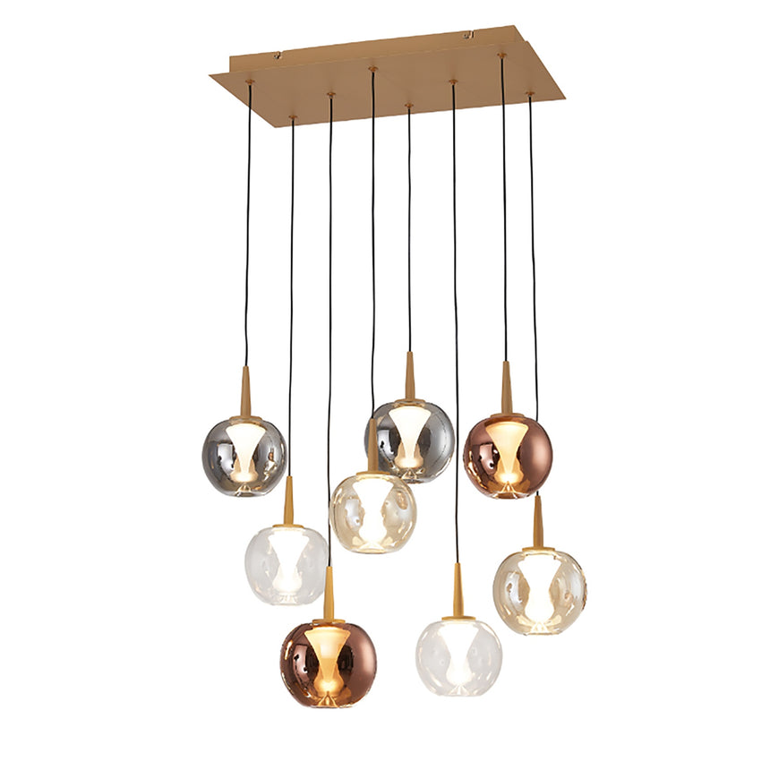 Mantra Andromeda Lámpara de techo colgante oro 9081