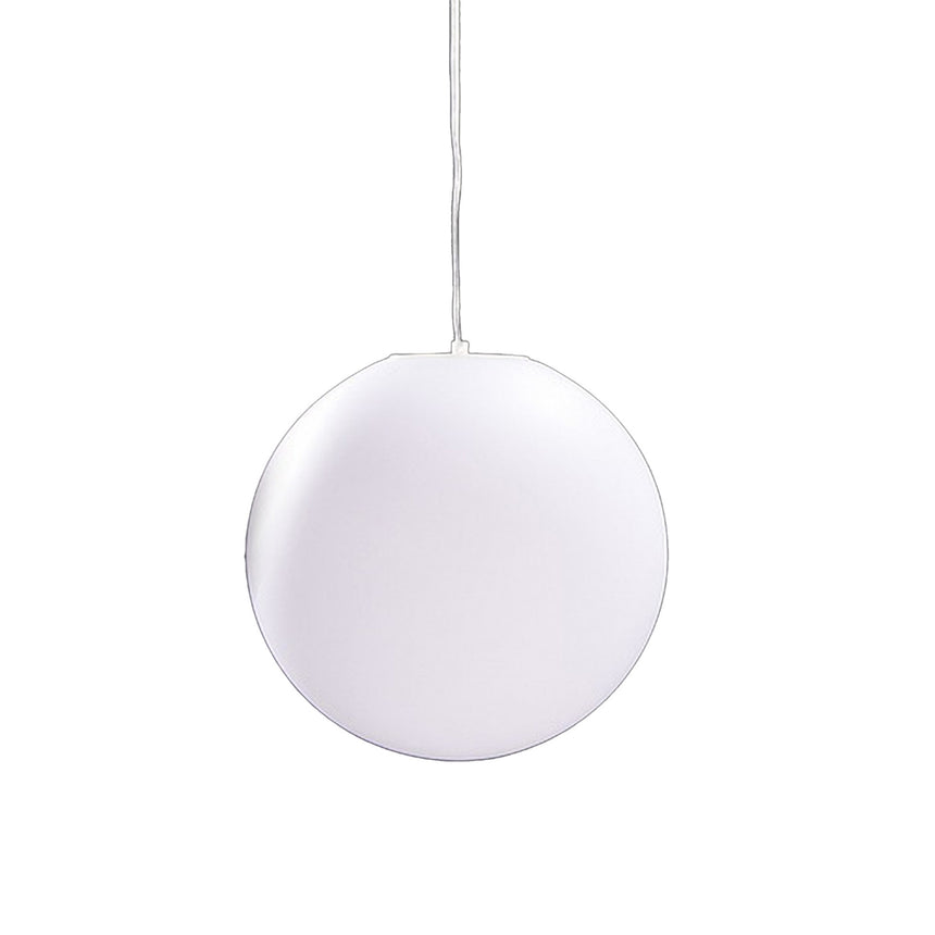 Mantra Avoriaz Lámpara colgante 35cm IP44 blanco 1397