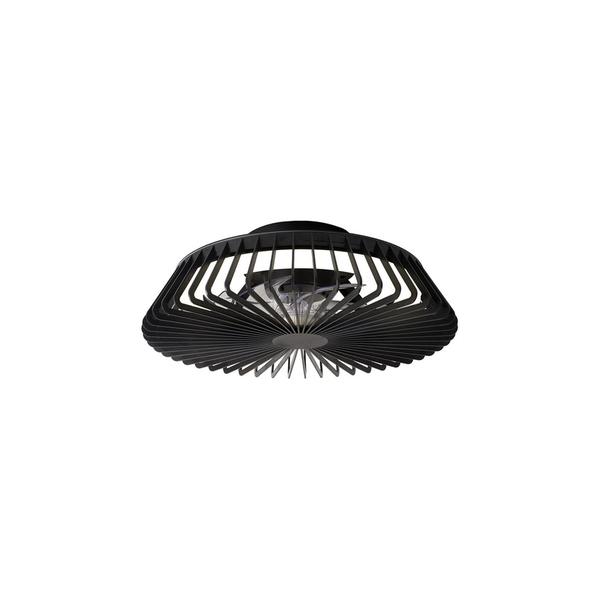 Mantra Himalaya Mini ventilador de techo con luz plafón LED 70W negra 8197