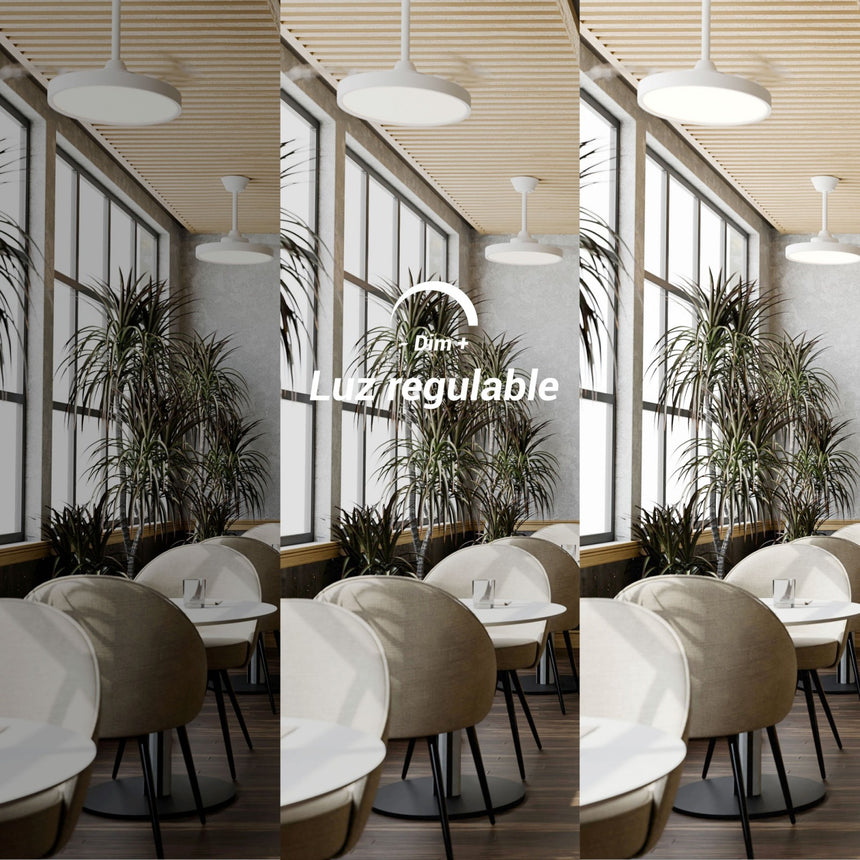 Sulion BOMBAY WIFI ceiling fan white retractable blades light 72150