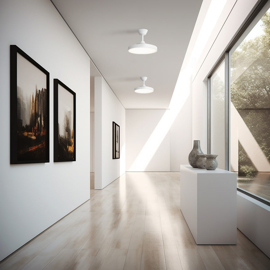 Sulion BOMBAY WIFI ceiling fan white retractable blades light 72150