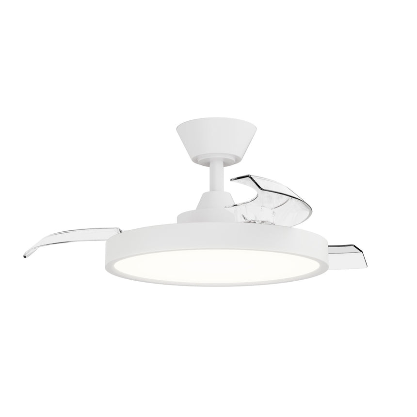 Sulion BOMBAY WIFI ceiling fan white retractable blades light 72150