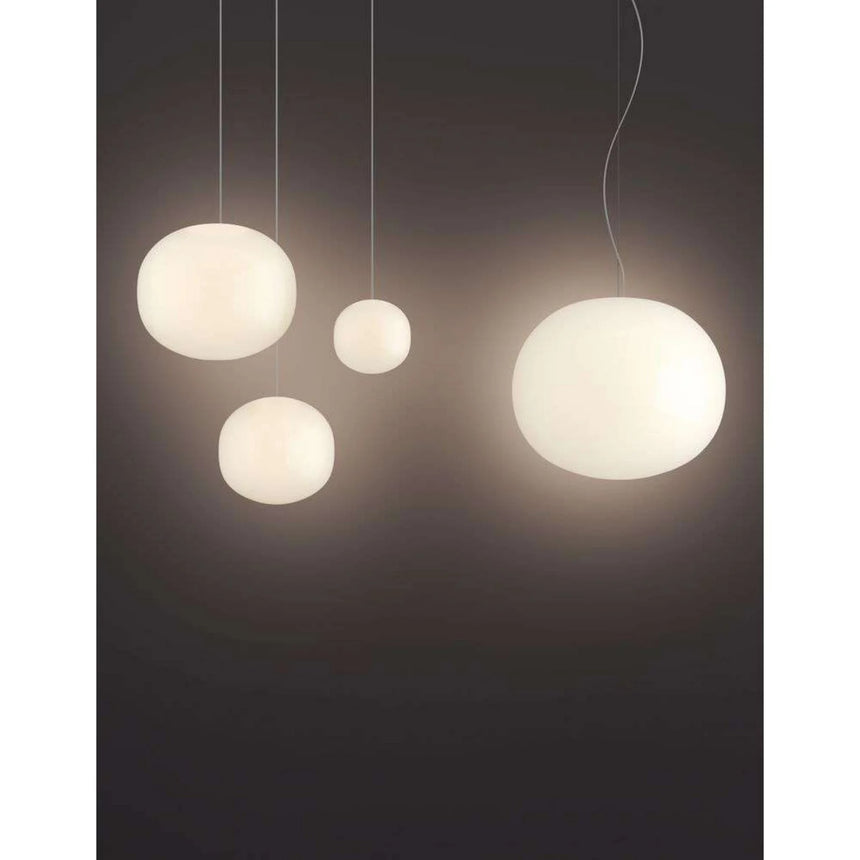 VOLUME PENDANT 42CM GLOSSY WHITE