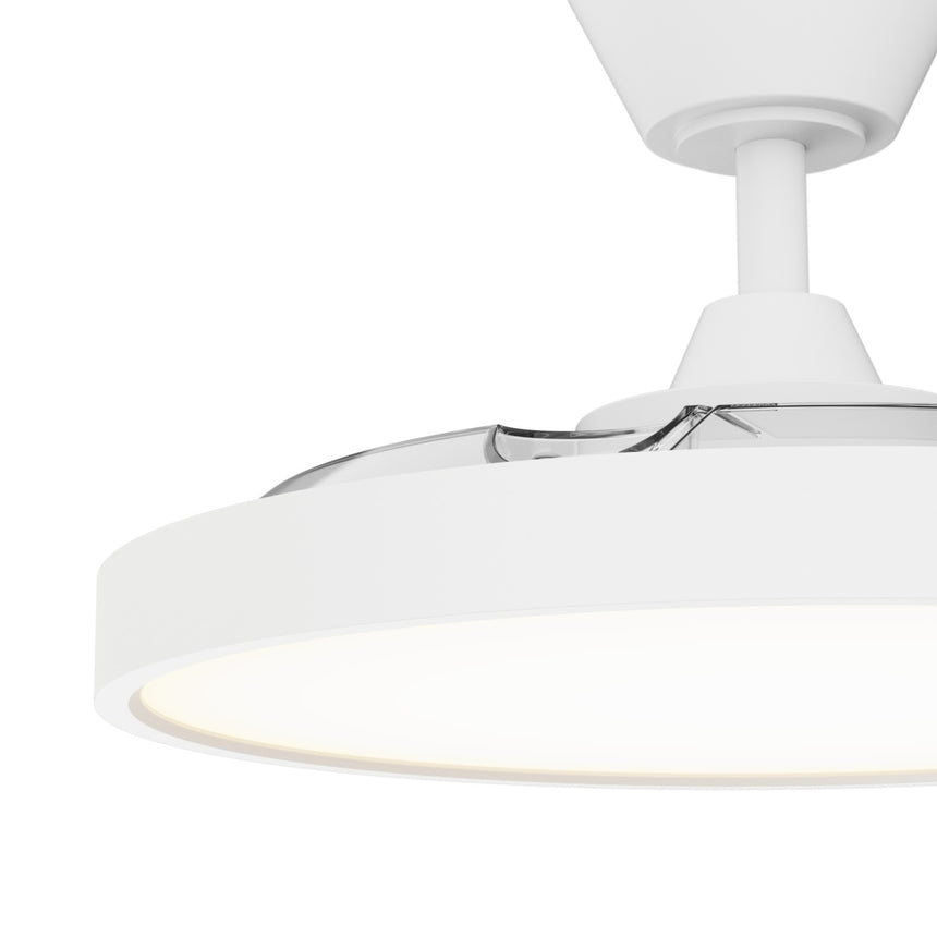 Sulion BOMBAY WIFI ceiling fan white retractable blades light 72150