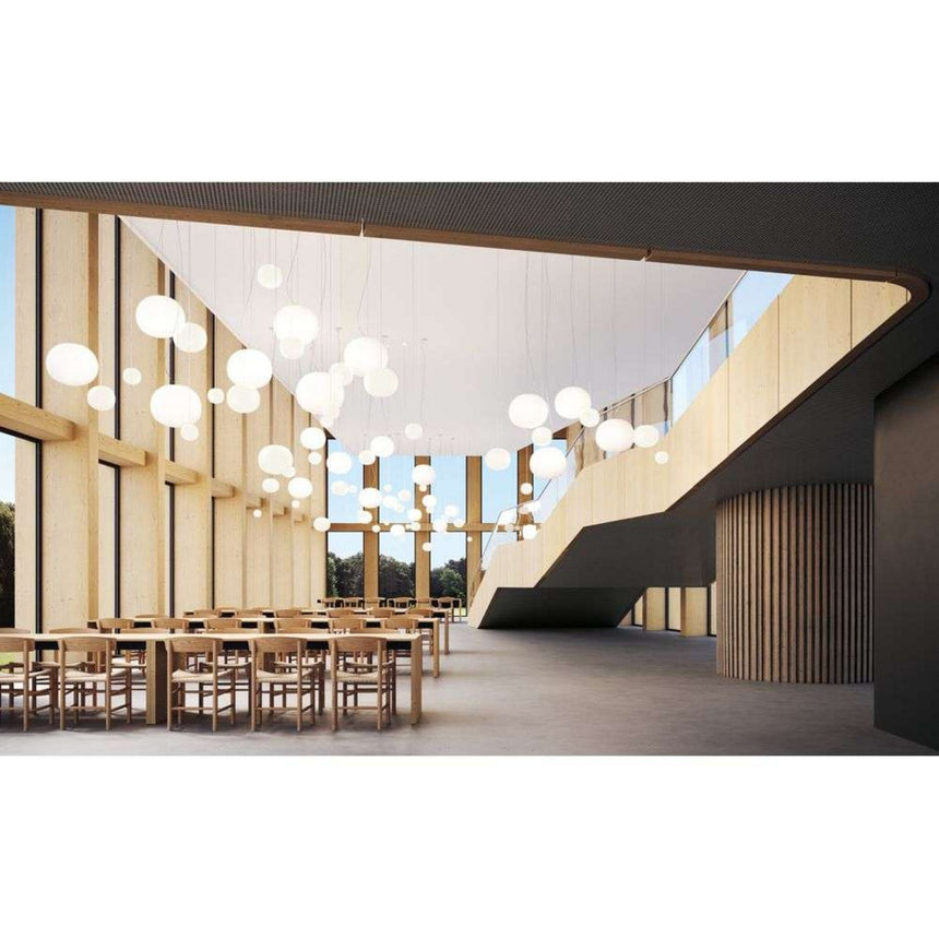 VOLUME PENDANT 42CM GLOSSY WHITE