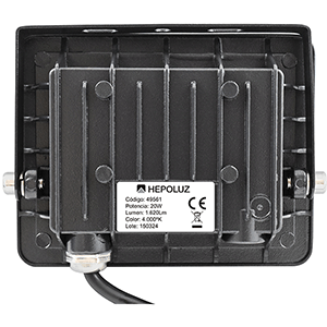 Proyector LED exterior 20W Hepoluz Fox luz neutra 4000K IP66 49561 - vista alternativa