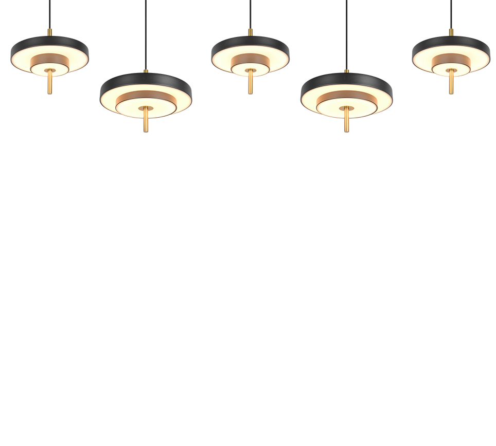 Trio Keaton Lámpara de techo colgante 5 luces CCT regulable 340210580