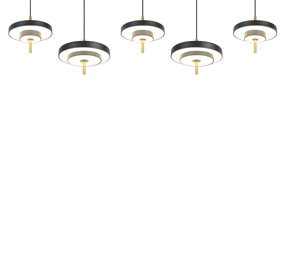 Trio Keaton Lámpara de techo colgante 5 luces CCT regulable 340210580
