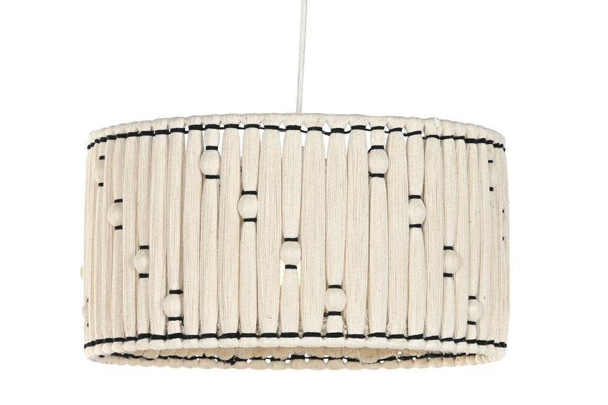 /ITE219511 JUTE COTTON CEILING LAMP 39X39X21 KNOT