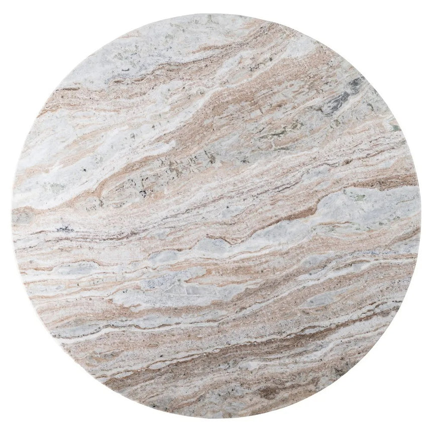 Mesa comedor mármol y madera 120x120x76cm 614757