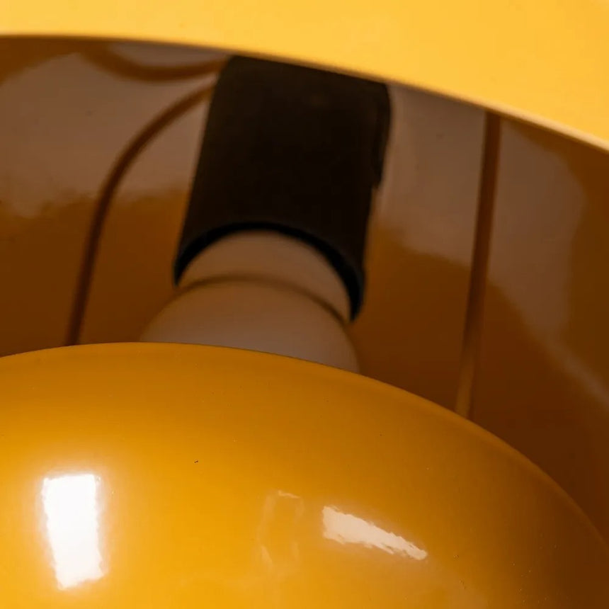 Lámpara de techo colgante Flowerpot E27 metal mostaza 30cm 614983