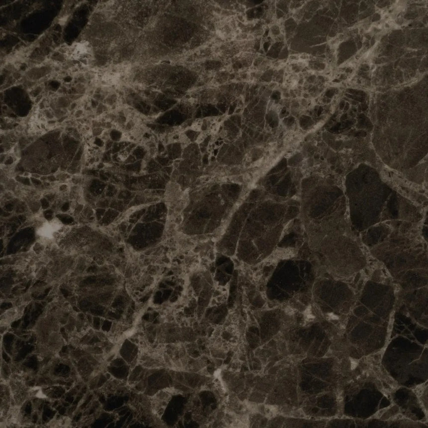 Mesa de centro grande madera cerámica negra 614845-1