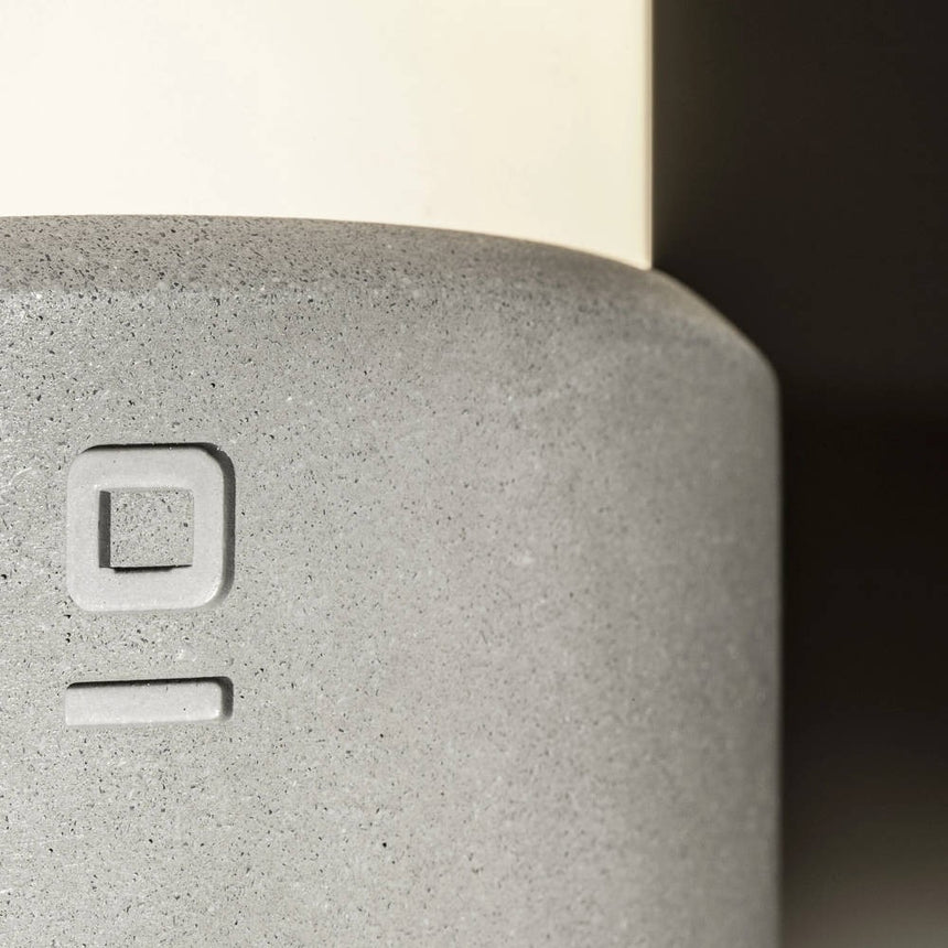 Baliza de exterior Faro Block 70cm E27 LED gris IP65 opal 74142