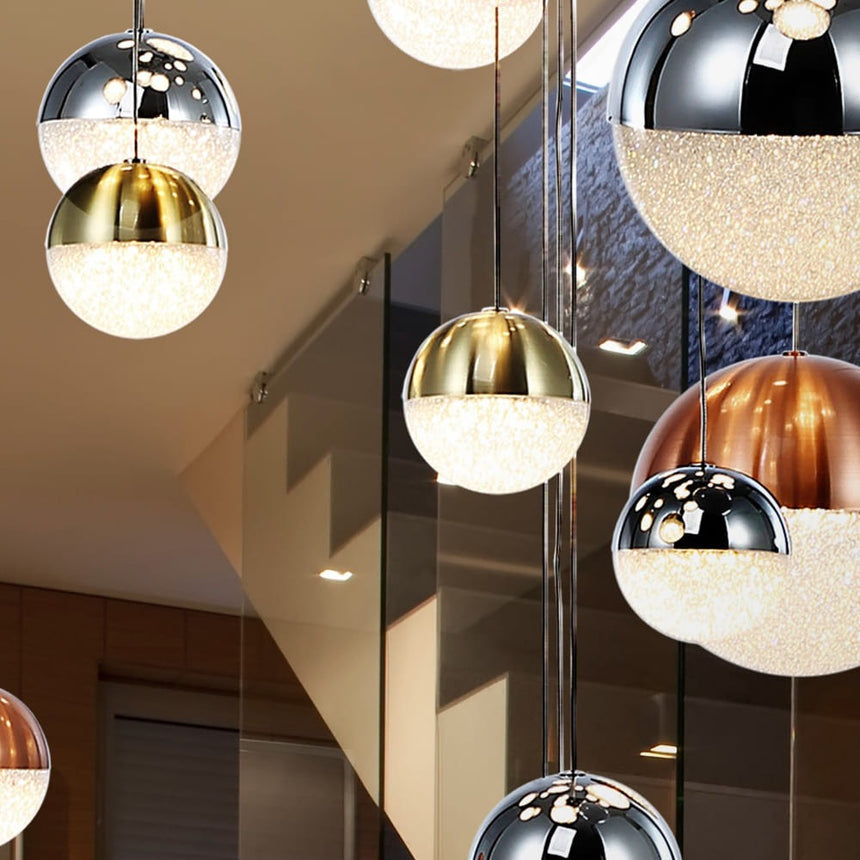 Schuller Sphere Lámpara de techo colgante grande 300cm Ø80 27 luces LED CCT 793960K