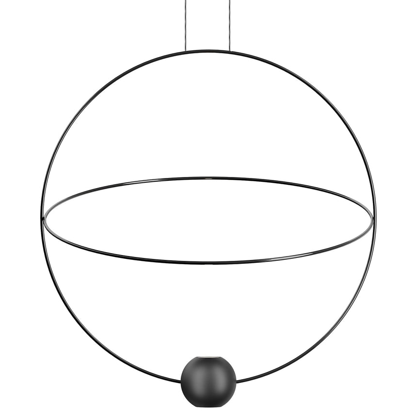 ELARA LARGE PENDANT GLOSSY/EXTRA MATTE BLACK 3000K