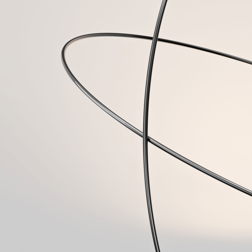 ELARA LARGE PENDANT GLOSSY/EXTRA MATTE BLACK 3000K