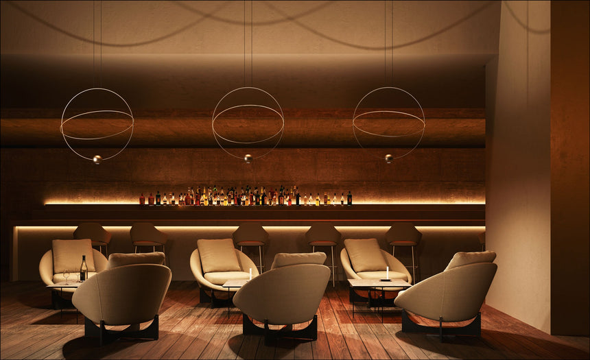 ELARA LARGE PENDANT GLOSSY/EXTRA MATTE BLACK 3000K